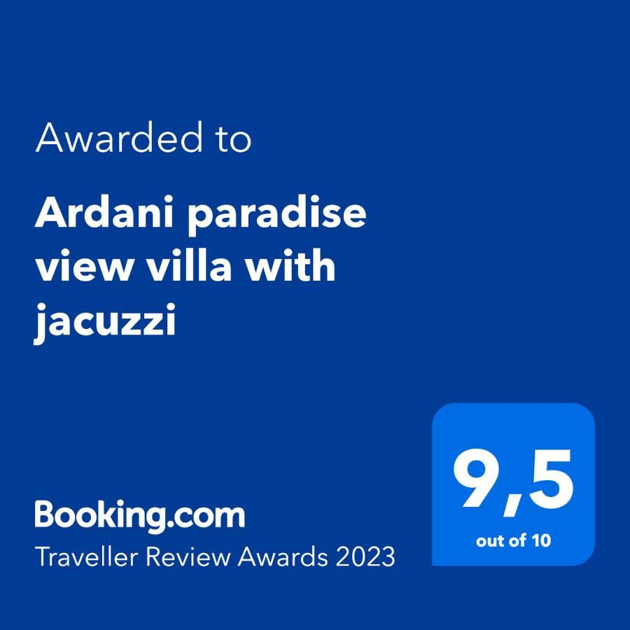 Ardani Paradise View Villa With Jacuzzi Amoopi Exterior foto